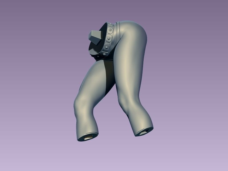 Princess Leia Classic Pose 3D print model_59