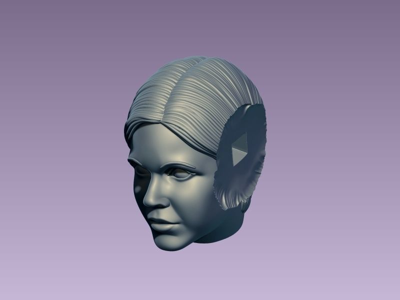Princess Leia Classic Pose 3D print model_31