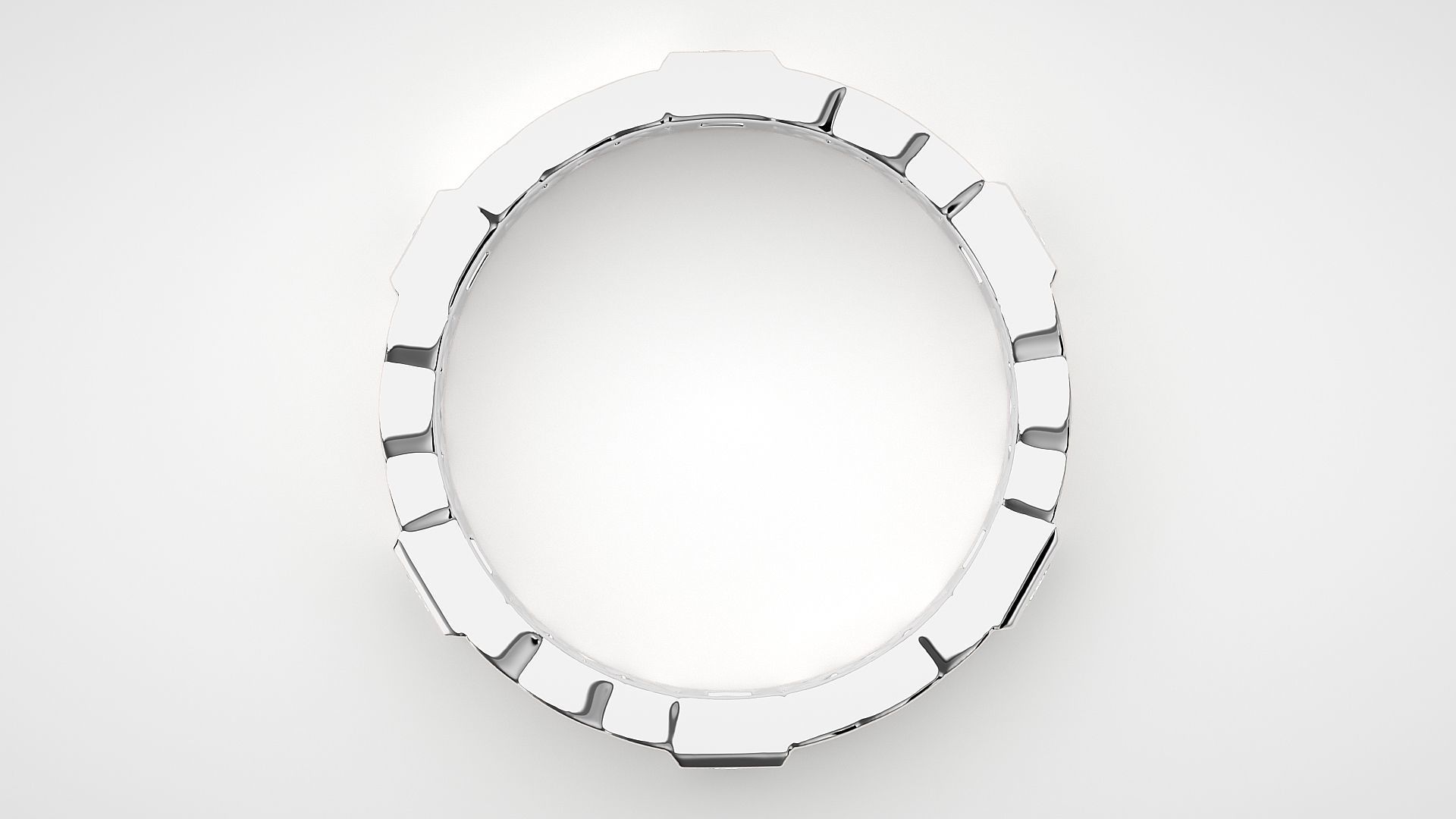 Princess Eternity Band Diamond Ring 3dm stl render detail 3D print model_5