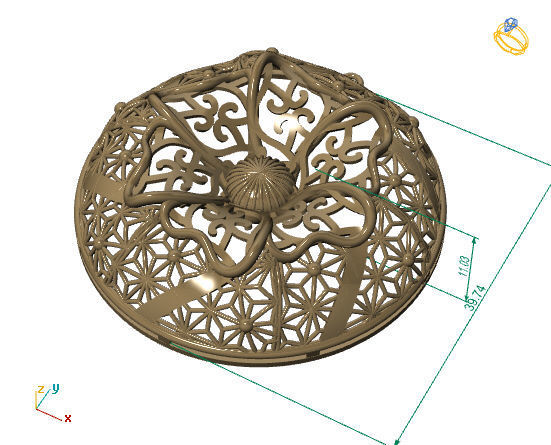 Large pendants 3DM File 31 3D print model_2