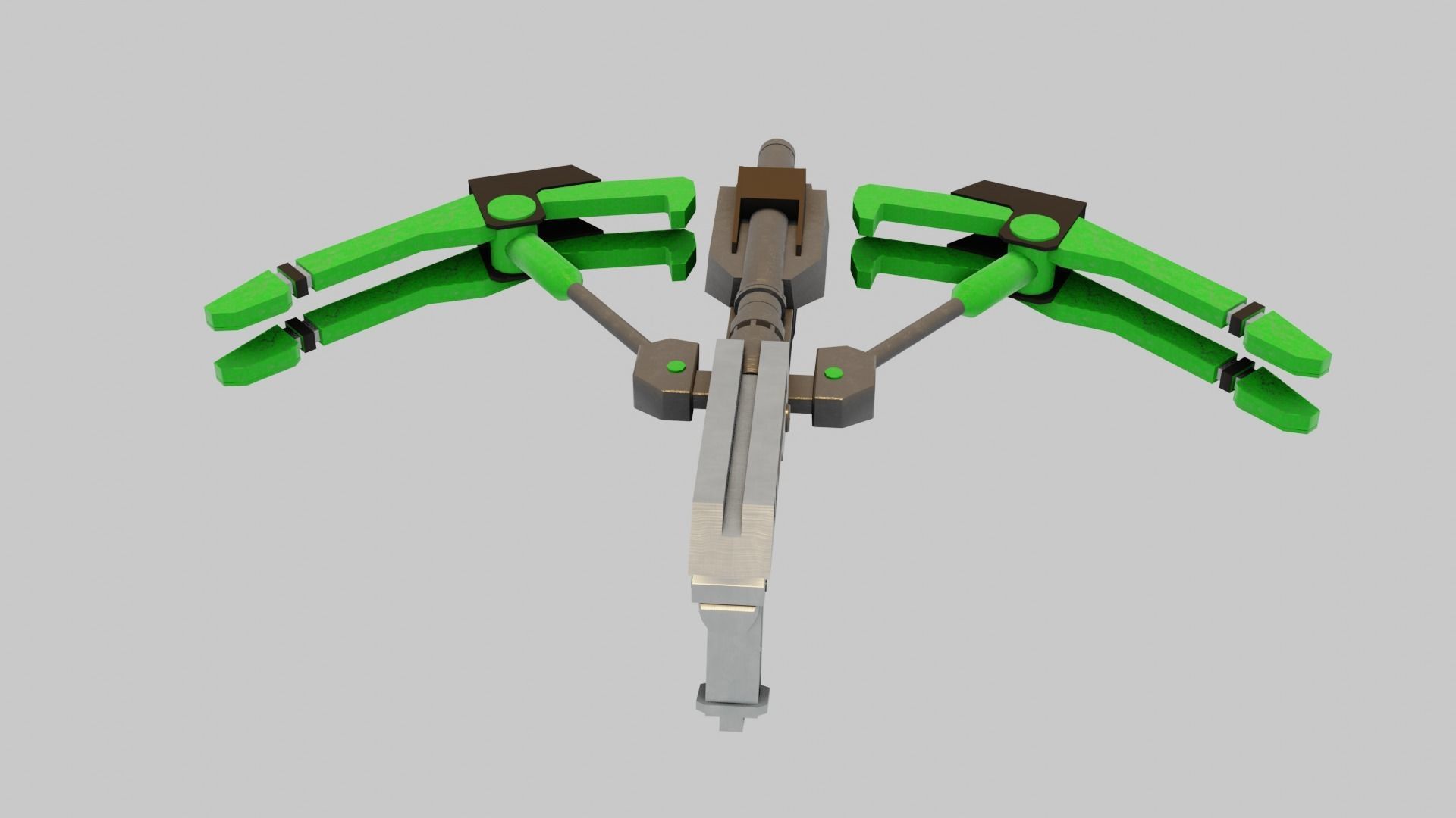 Modern sci fi crossbow Low-poly 3D model_13