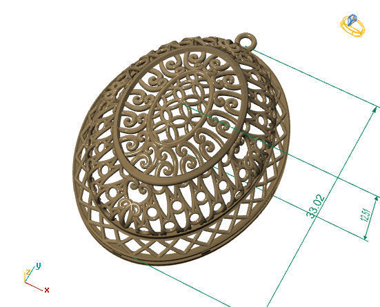 Large pendants 3DM File 30 3D print model_1