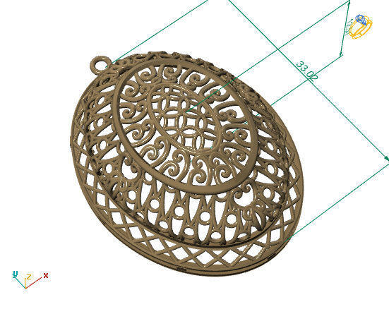 Large pendants 3DM File 30 3D print model_2