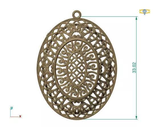 Large pendants 3DM File 30 3D print model_0