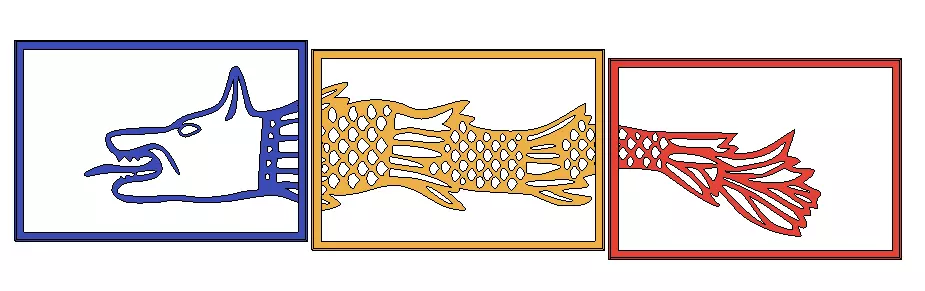 Dacian wolf 3D print model_0