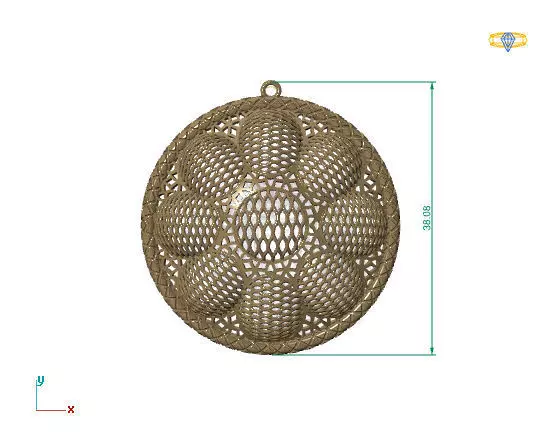 Large Pendants 3DM File 3 3D print model_0