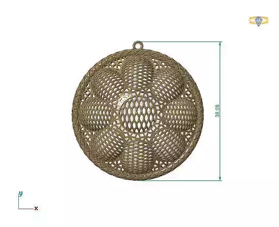 Large Pendants 3DM File 3