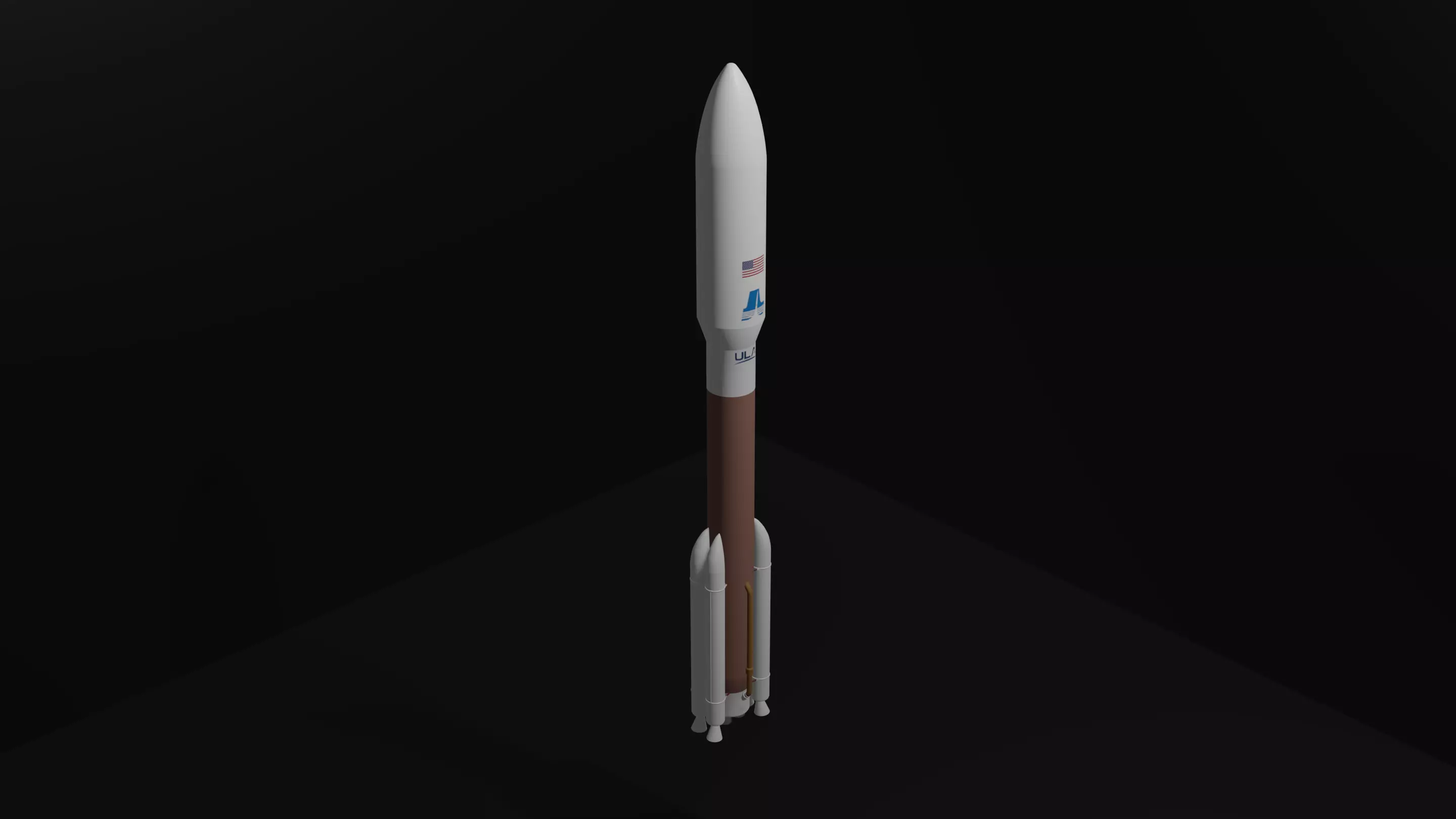 Atlas V Rocket 3D model_0