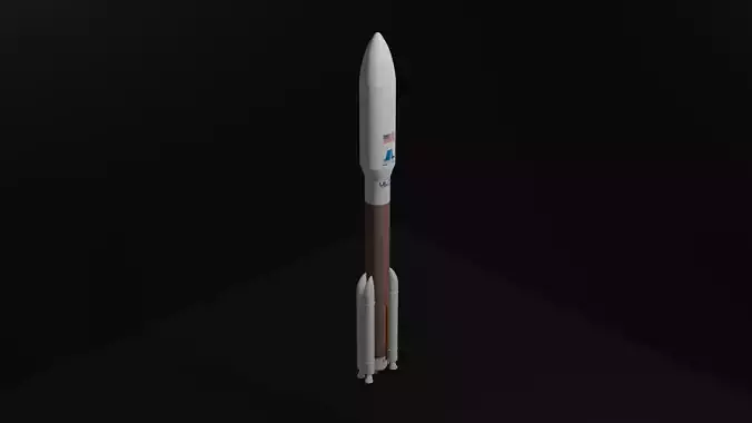 Atlas V Rocket 3D model