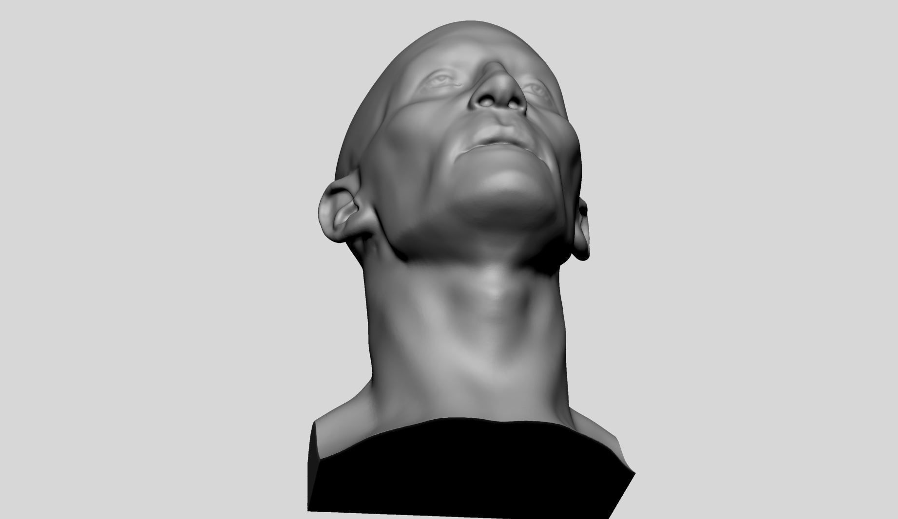 Base Male Head v5 3D model_11
