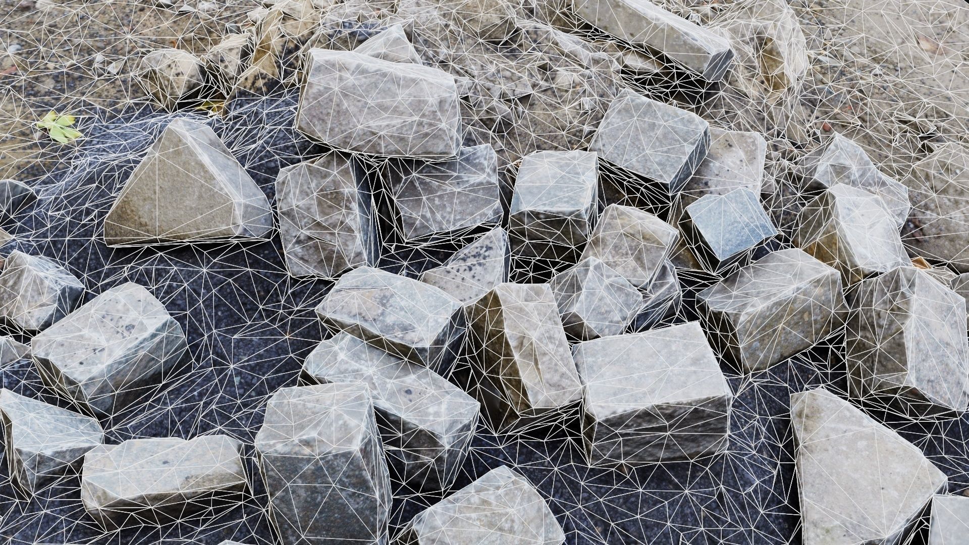 Grind and Stones Low-poly 3D model_11