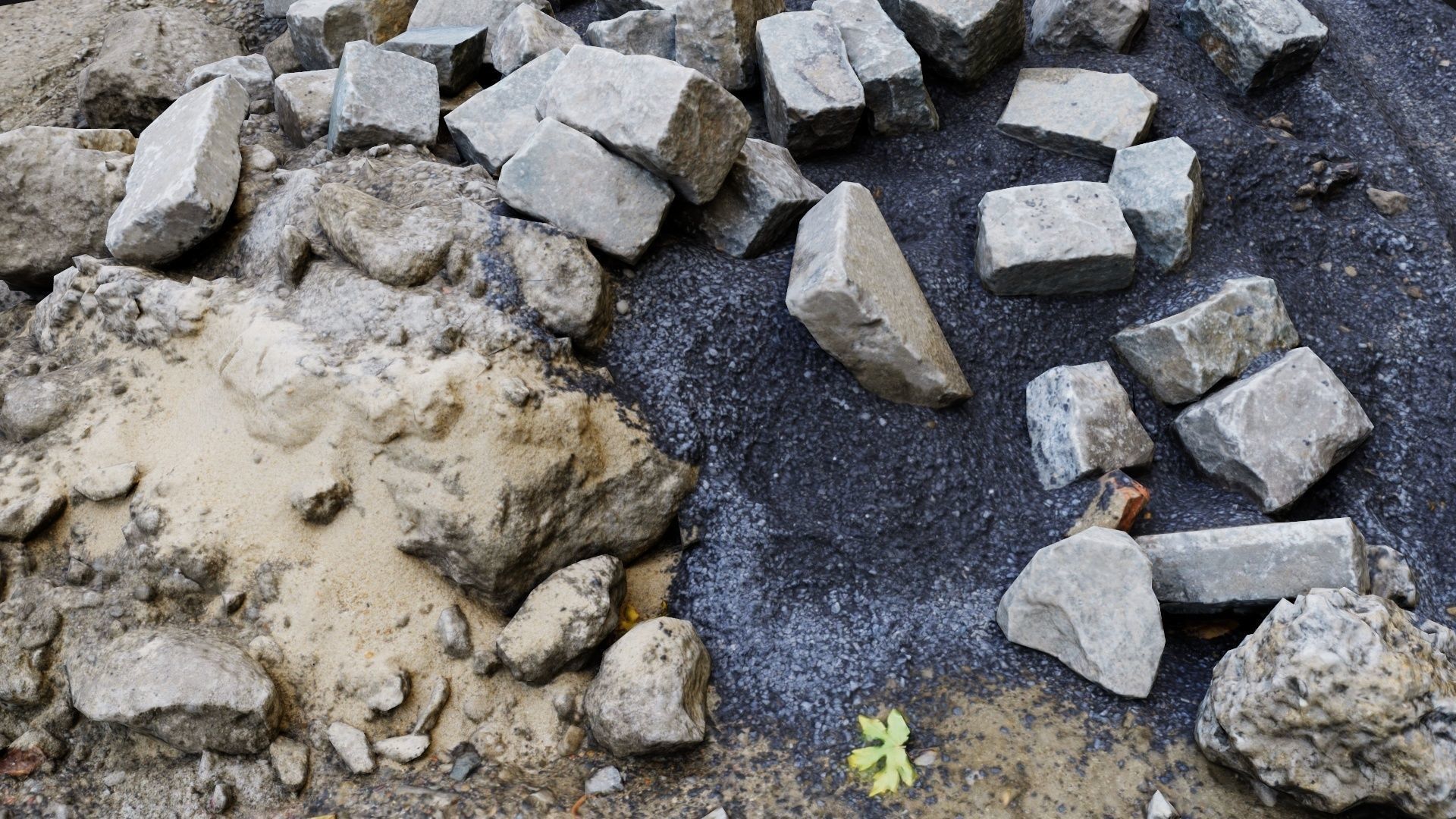 Grind and Stones Low-poly 3D model_8