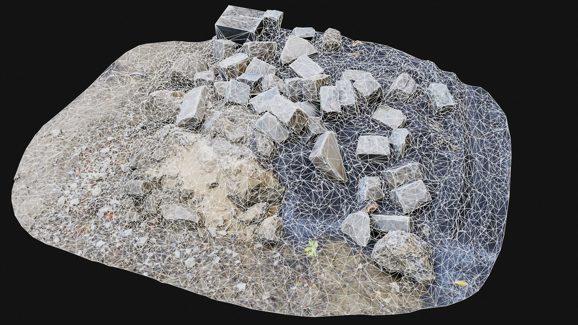 Grind and Stones Low-poly 3D model_10