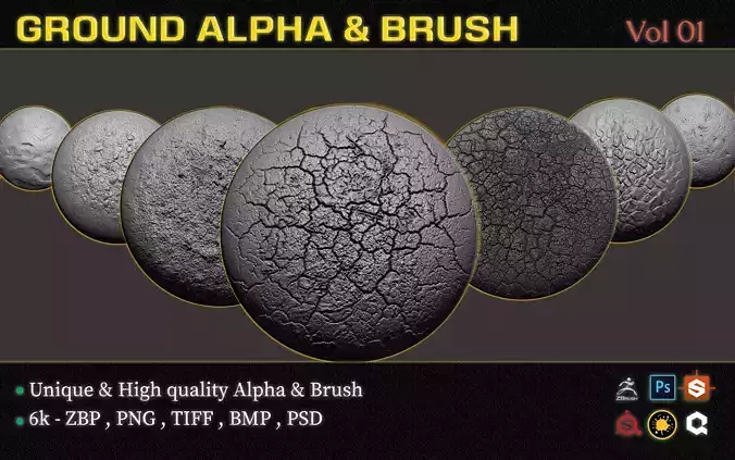 Ground Alpha and Brushes VOL 01