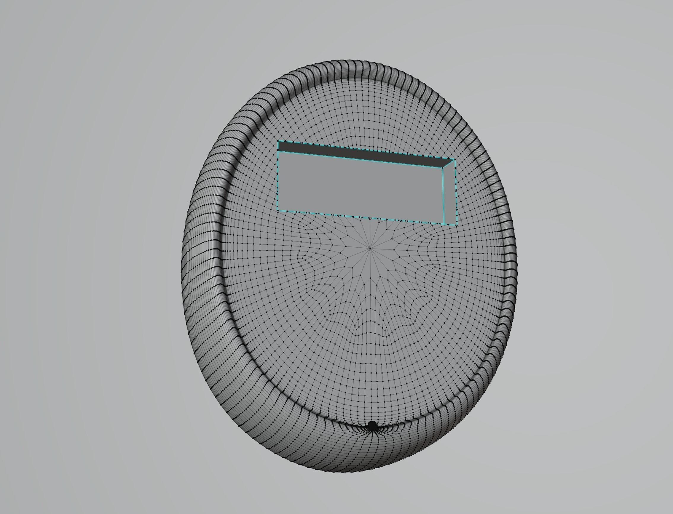 Wall Card ID Validator Reader 3D model_9