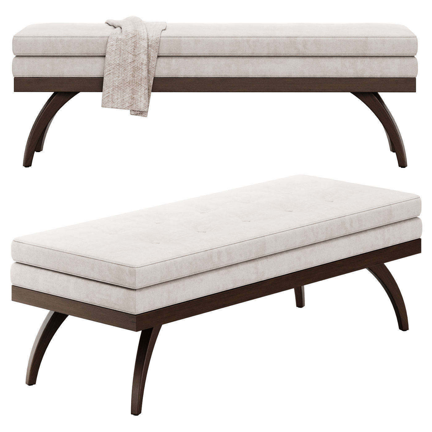 Dayton Bench by Precedent Furniture 3D model_5
