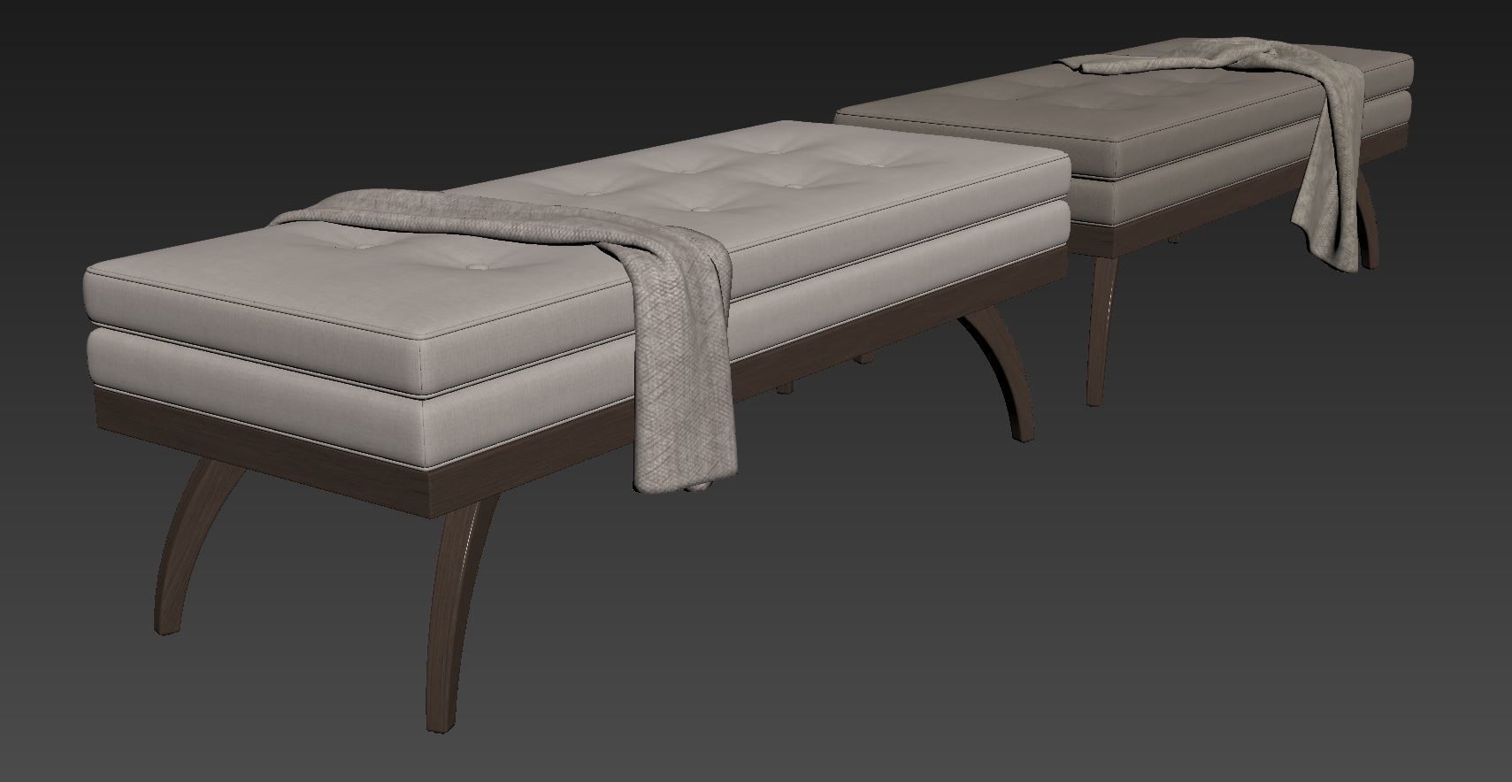 Dayton Bench by Precedent Furniture 3D model_7