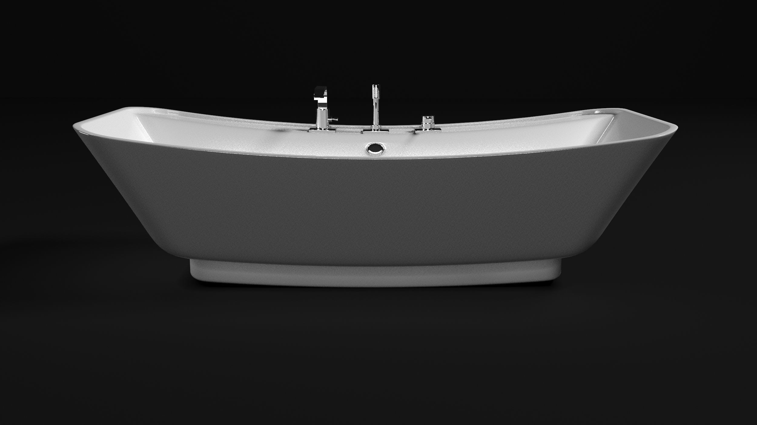 Bathtub 3D model_3