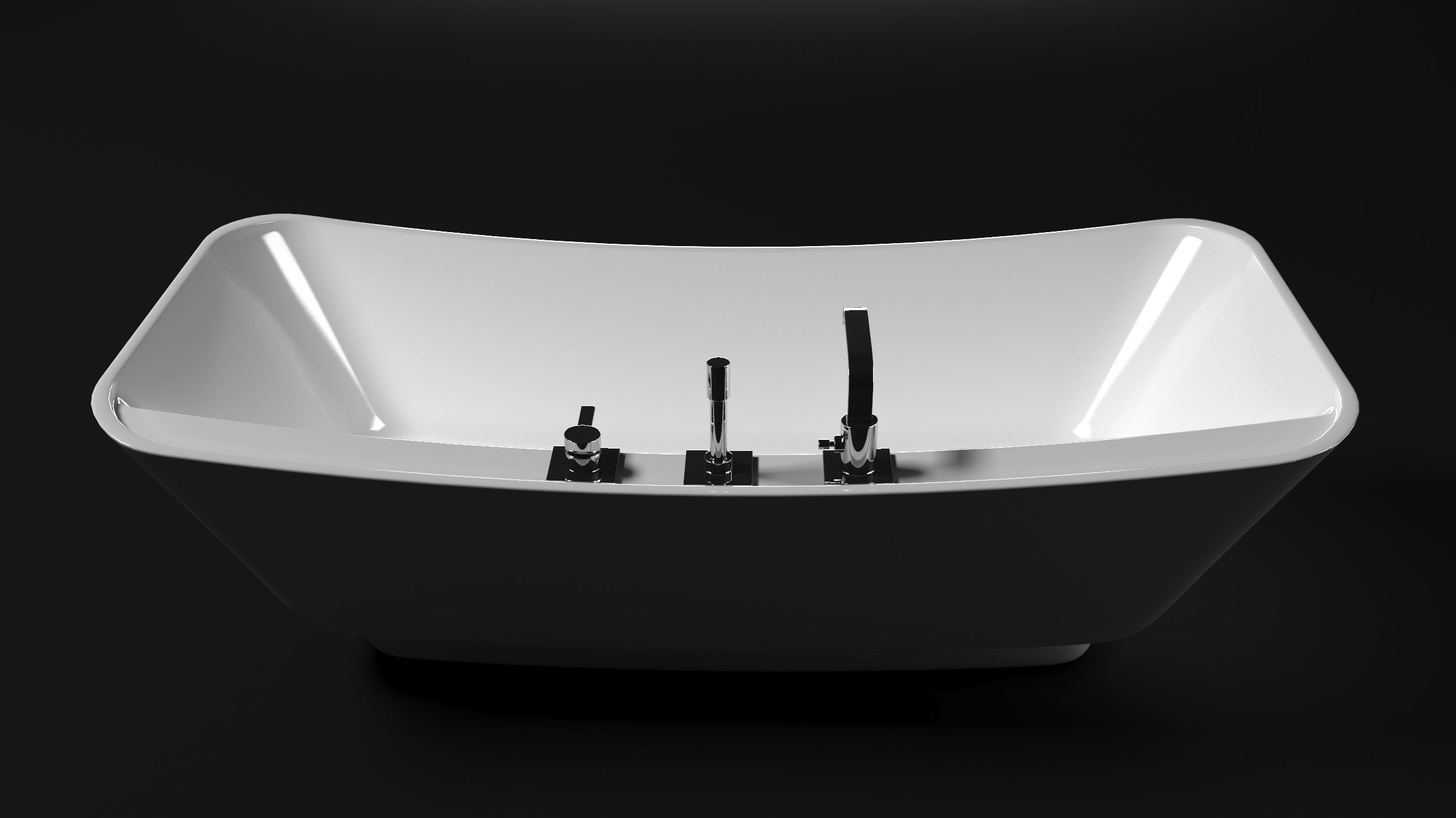 Bathtub 3D model_5