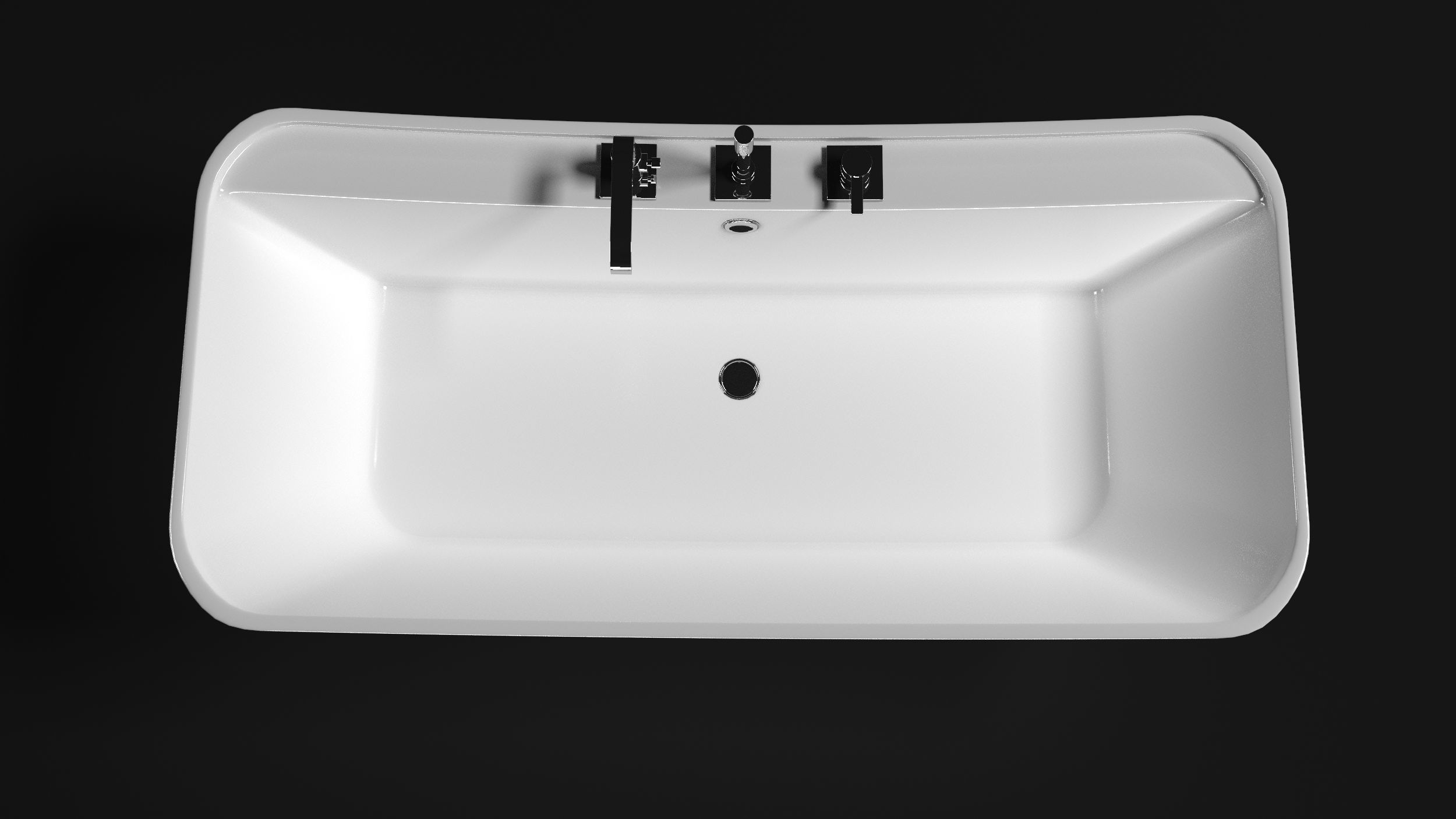 Bathtub 3D model_4