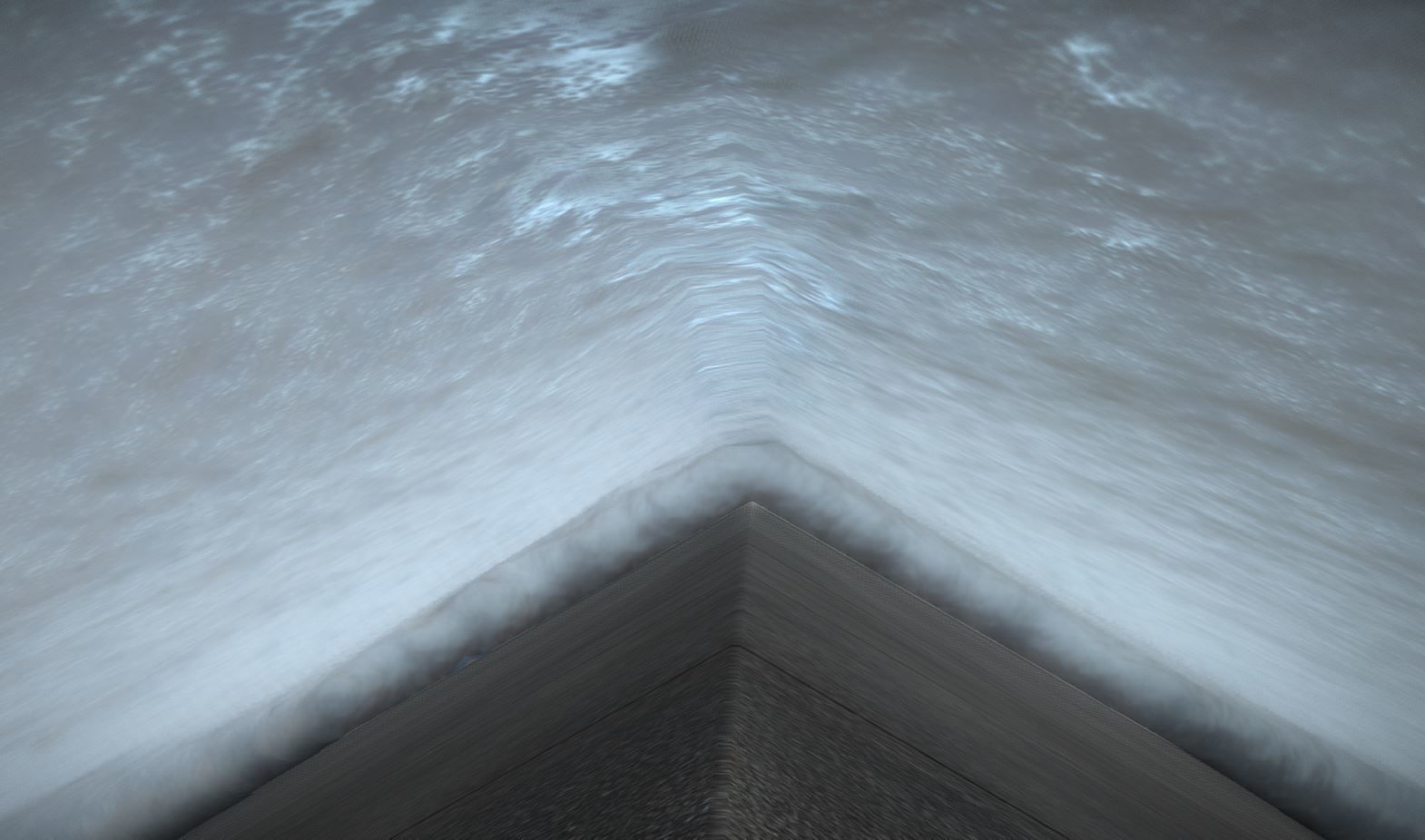 Resting Place Table Bench - Winter Version Low-poly 3D model_10