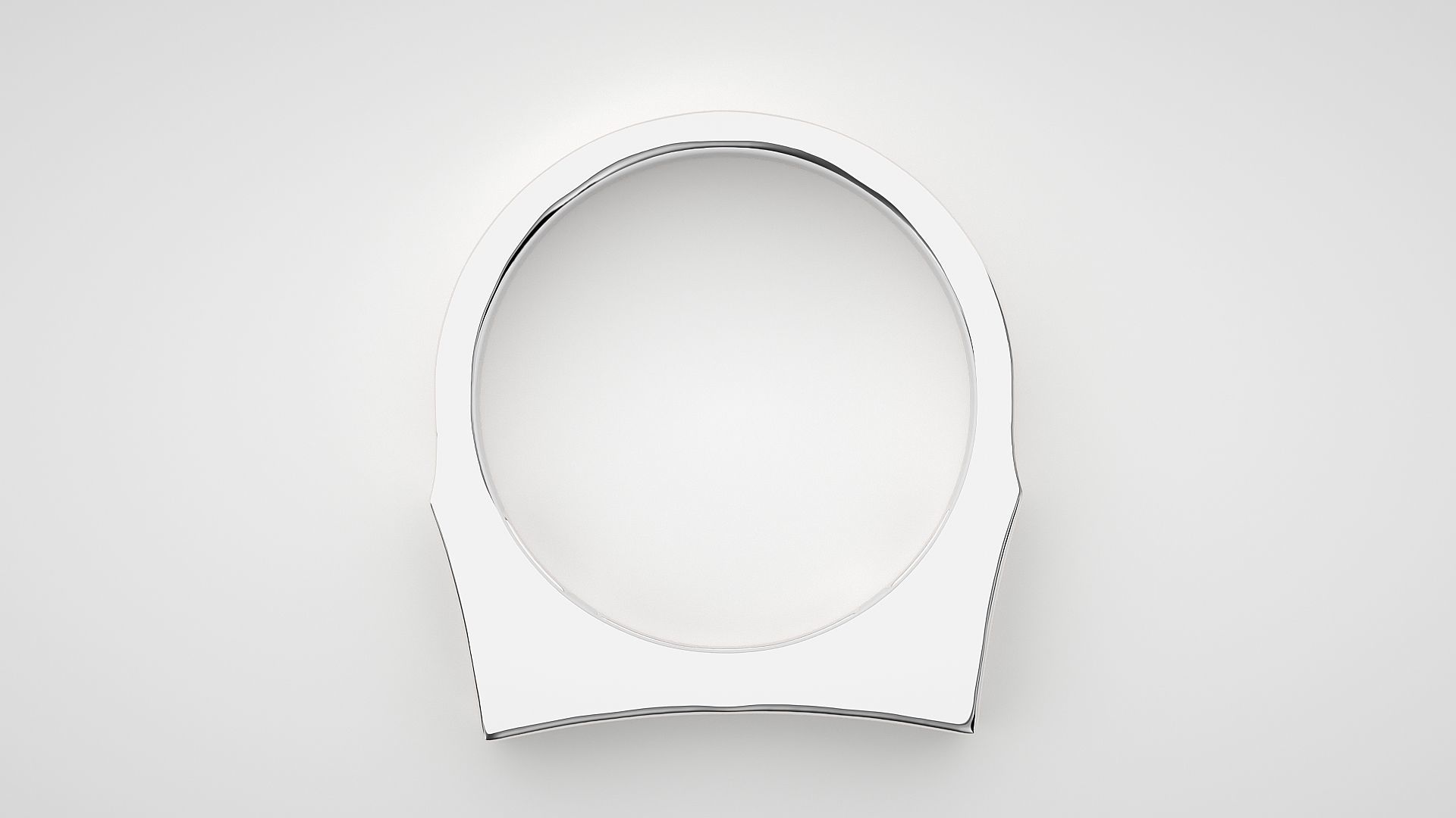 Princess Eternity Band Diamond Ring 3dm stl render detail 3D print model_5