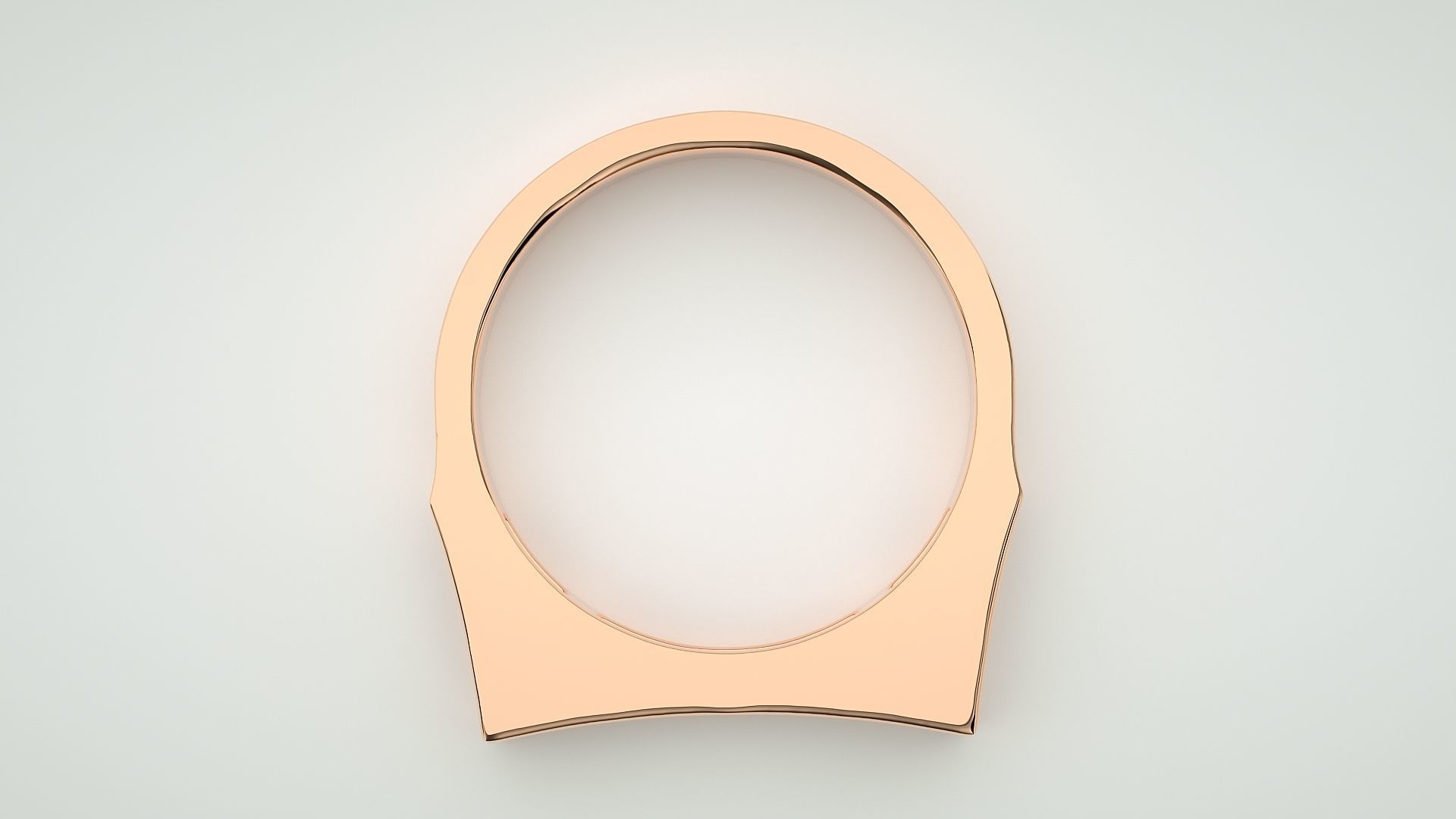 Princess Eternity Band Diamond Ring 3dm stl render detail 3D print model_1