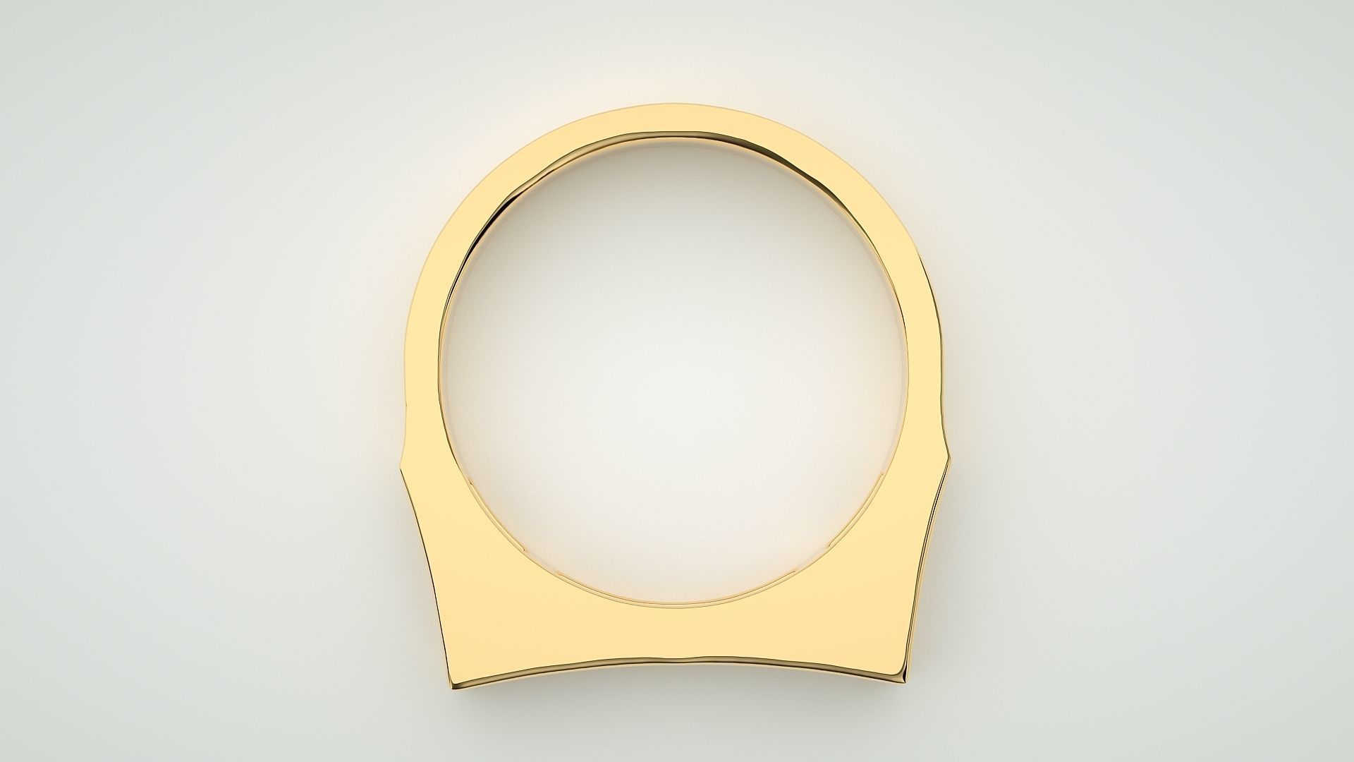 Princess Eternity Band Diamond Ring 3dm stl render detail 3D print model_8