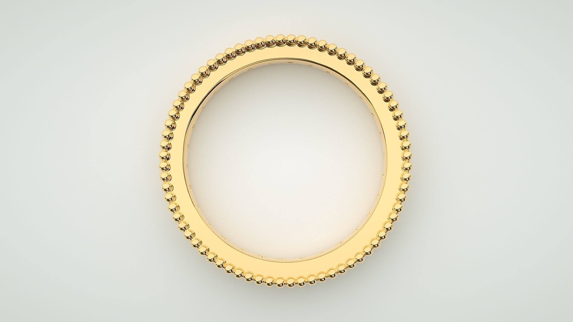 Eternity Band Diamond Ring 3dm stl render detail 3D print model_7