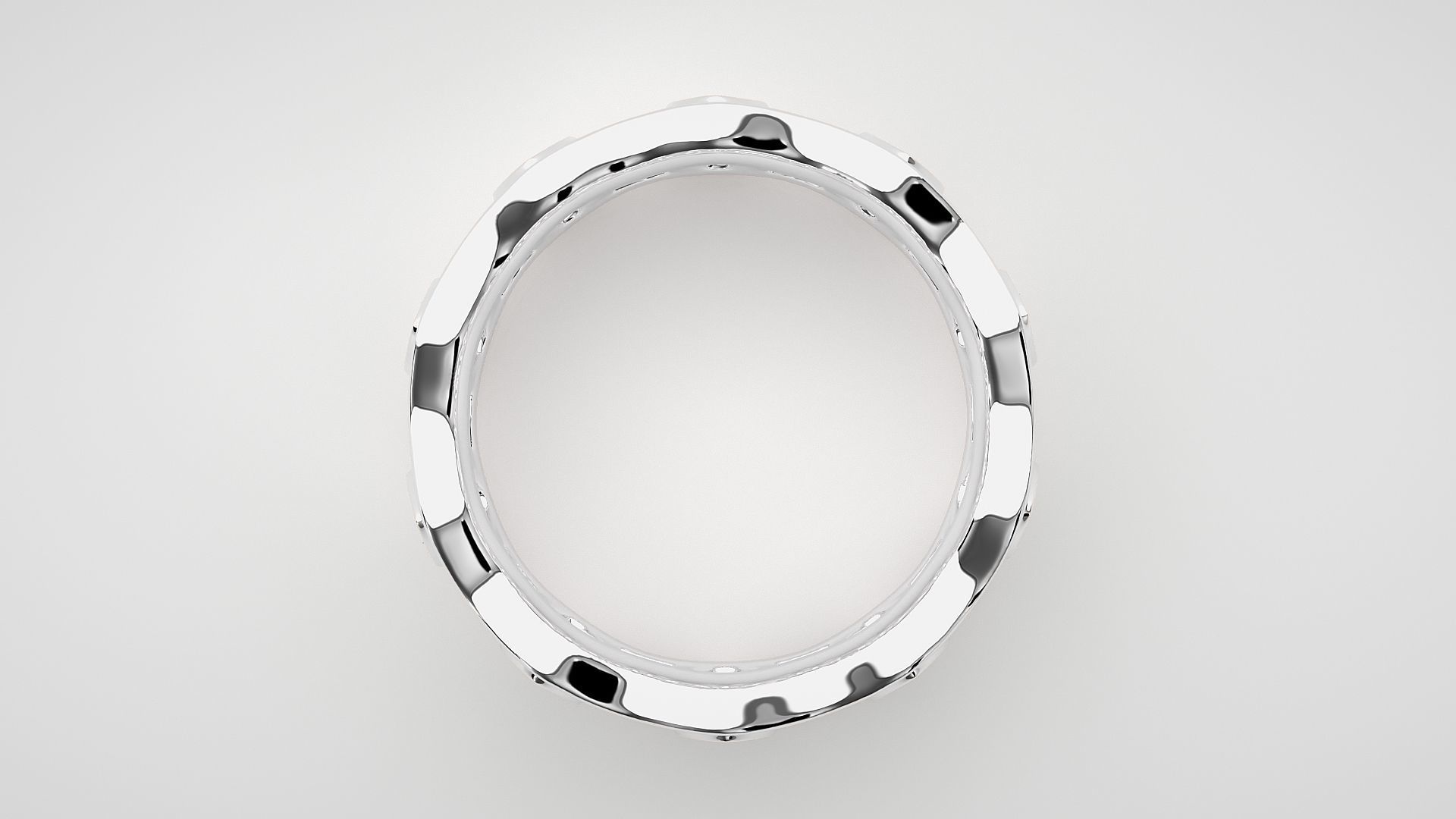 Marquise Eternity Band Diamond Ring 3dm stl render detail 3D print model_5