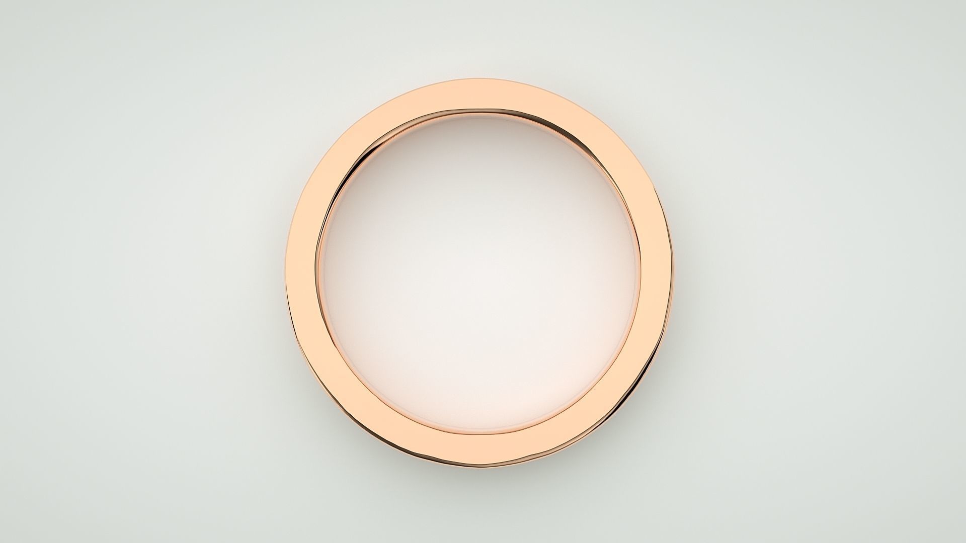 Princess Eternity Band Diamond Ring 3dm stl render detail 3D print model_1