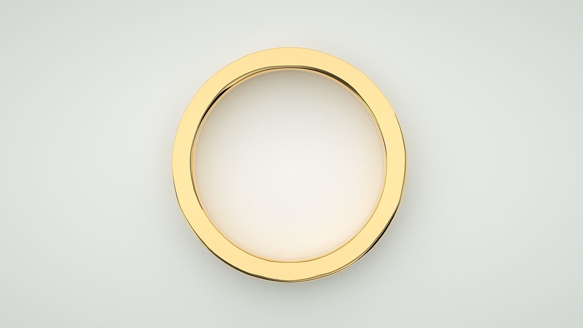 Princess Eternity Band Diamond Ring 3dm stl render detail 3D print model_8