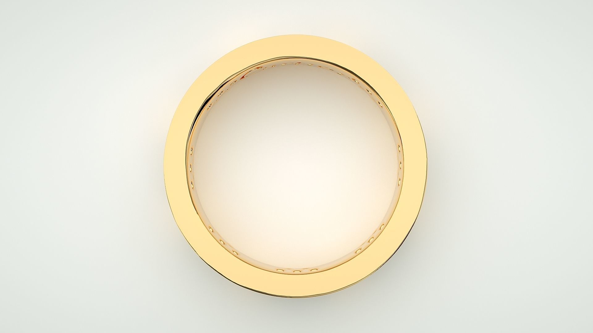 Screw Head Eternity Band Diamond Ring 3dm stl render detail 3D print model_8