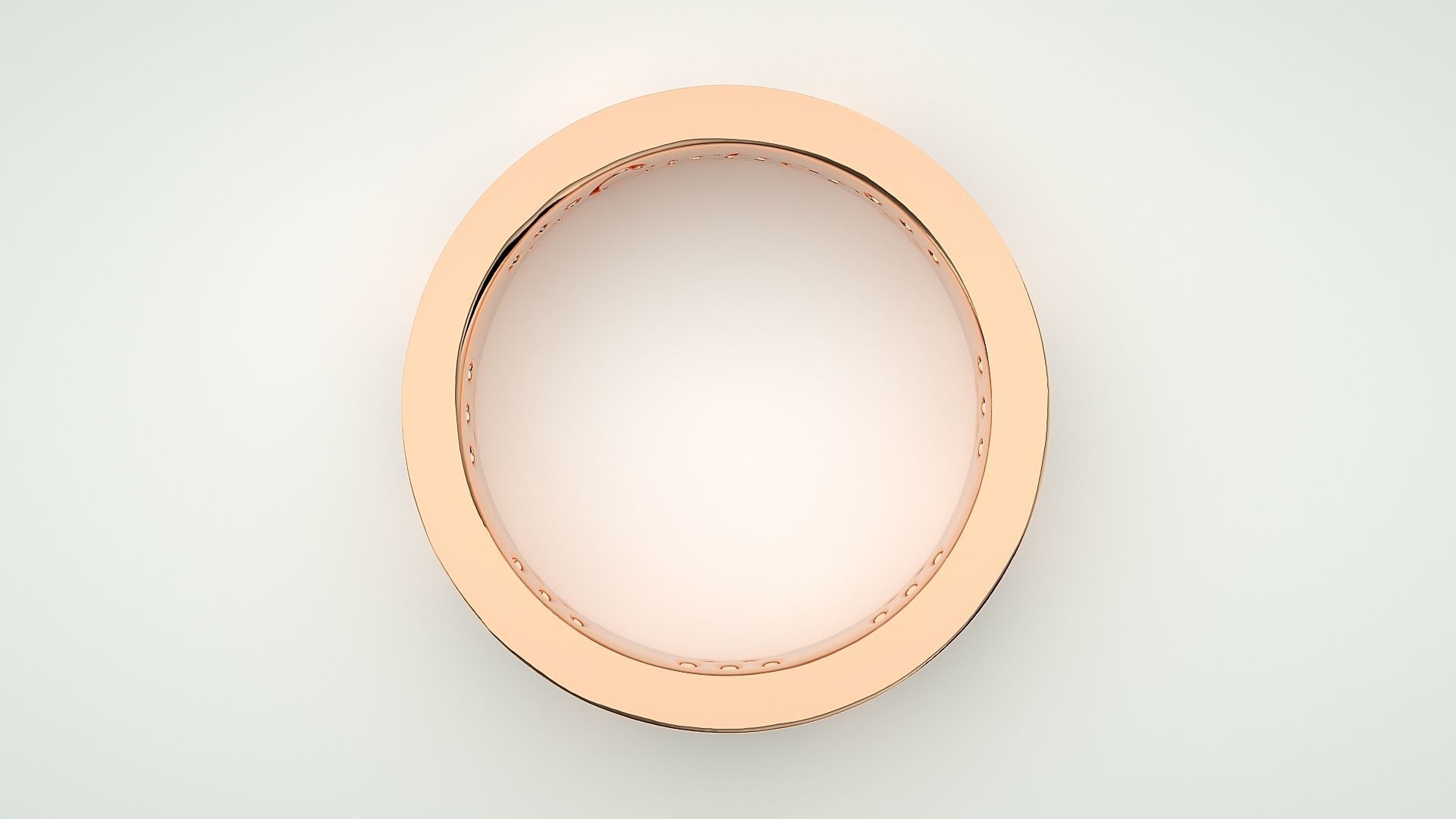 Screw Head Eternity Band Diamond Ring 3dm stl render detail 3D print model_1