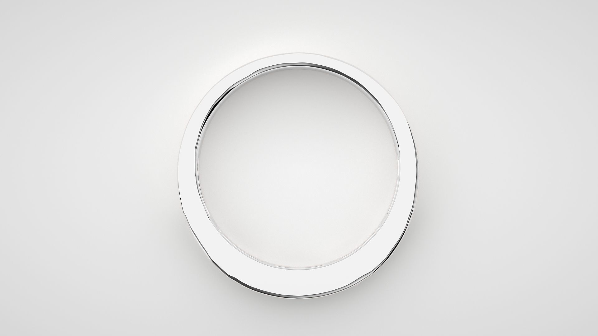 Baguette Eternity Band Diamond Ring 3dm stl render detail 3D print model_5