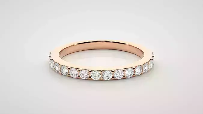 Eternity Band Diamond Ring 3dm stl render detail 3D print model Eternity Band Diamond Ring 3dm stl render detail 3D print model