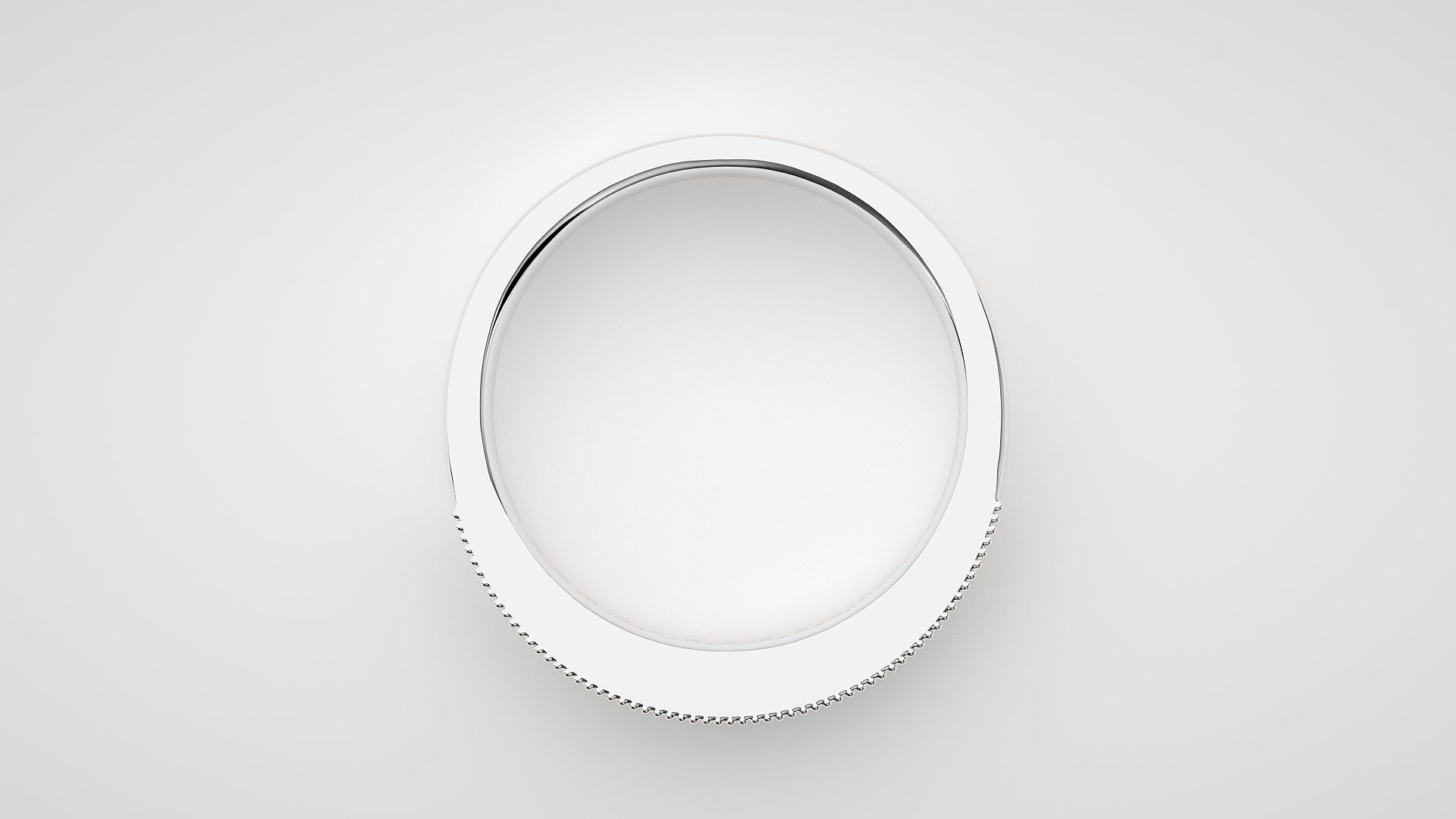 Princess Eternity Band Diamond Ring 3dm stl render detail 3D print model_5