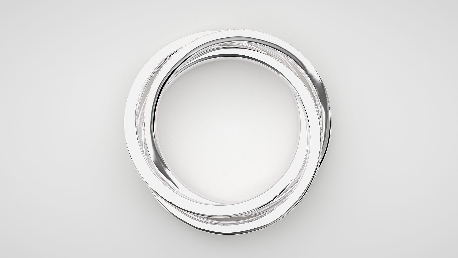 Stackable Diamond Ring 3dm stl render detail 3D print model_5