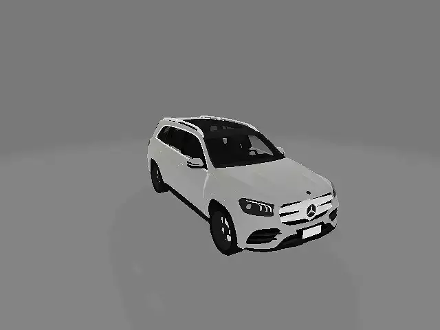 mercedes-benz mercedes suv Low-poly 3D model