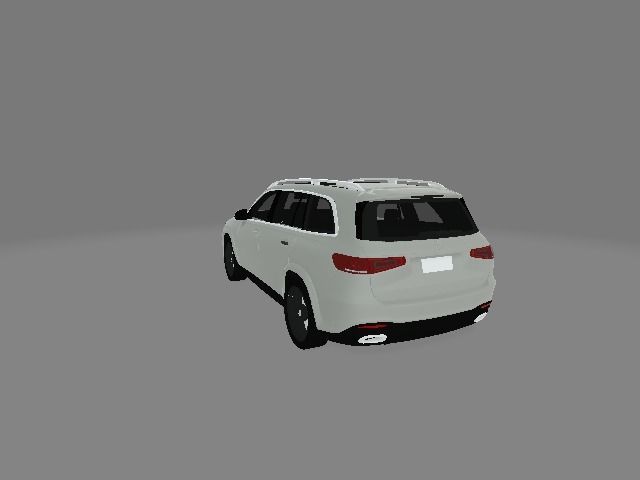 mercedes-benz mercedes suv Low-poly 3D model_2