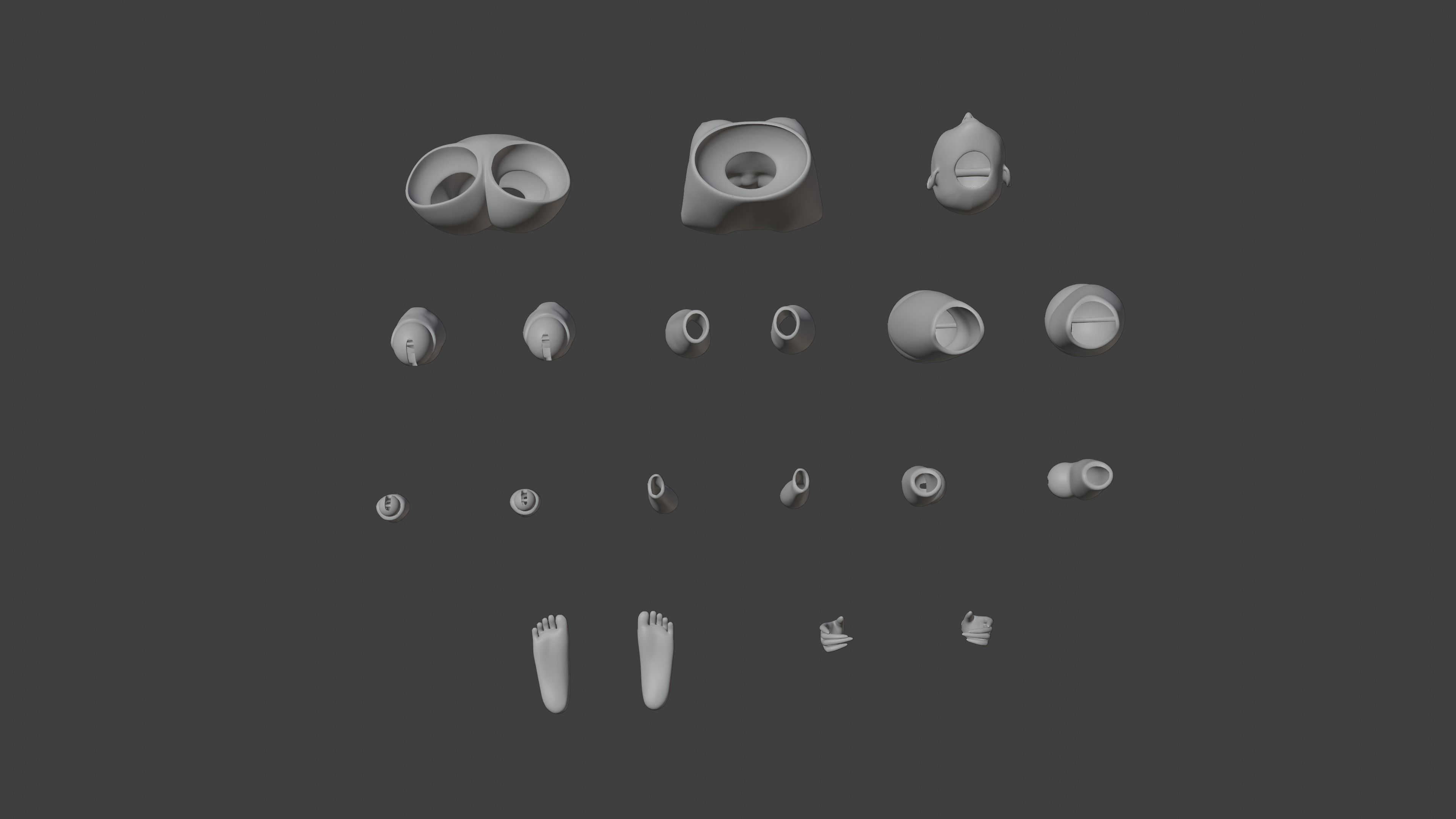 Ball Jointed Doll 3D print model_12