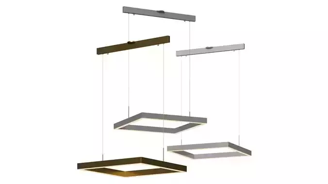 Prometheus Square Pendant by PageOne Lighting 3D model
