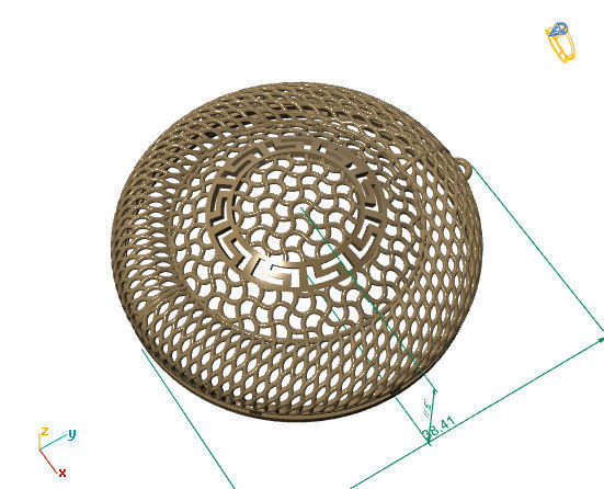 Large pendants 3DM File 25 3D print model_2