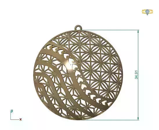 Large pendants 3DM File 24