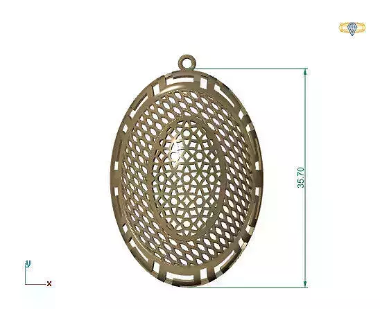 Large pendants 3DM File 22