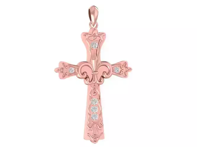 diamond cross pendant 2950