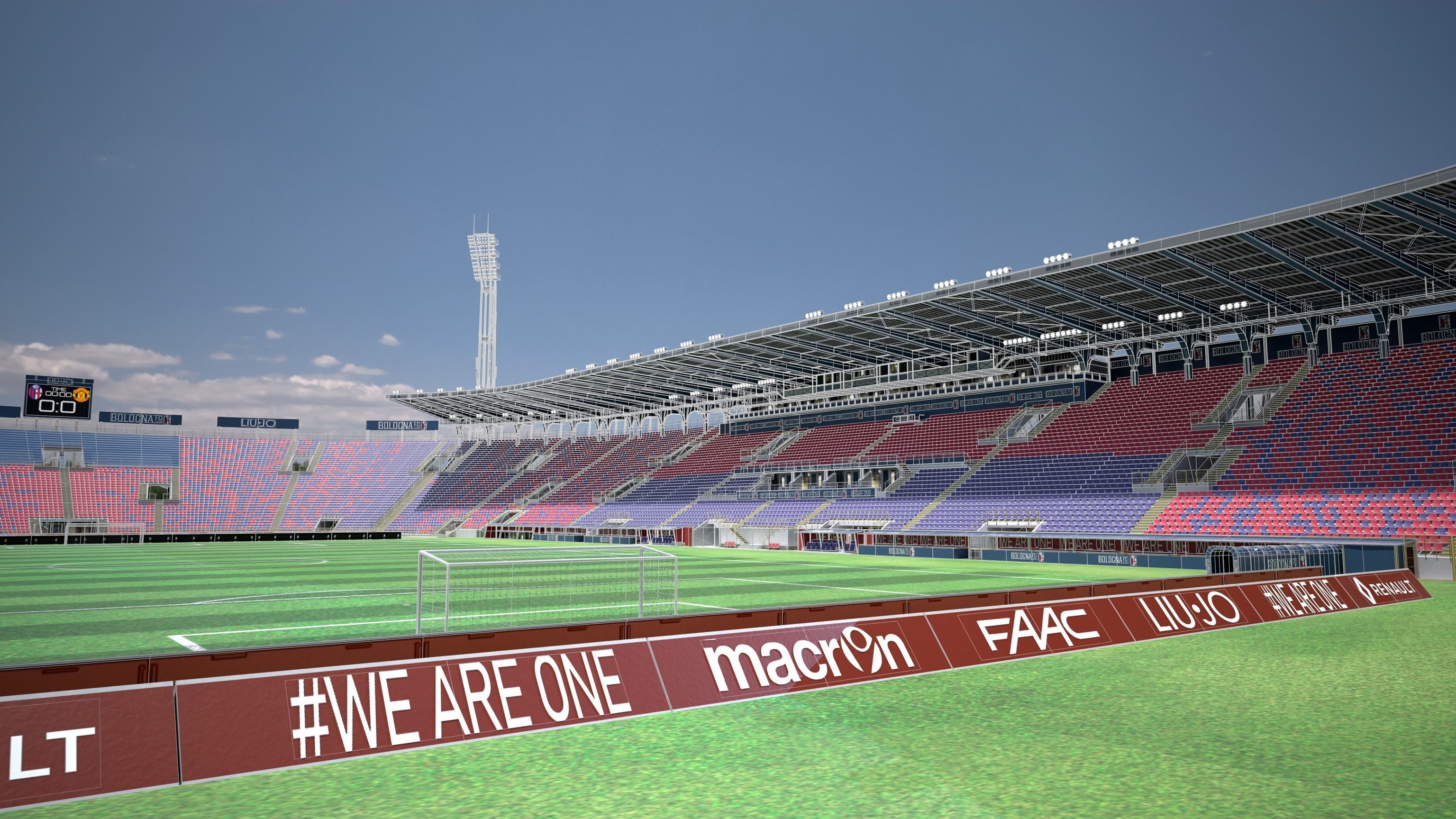 Stadio Renato Dall Ara PBR Game-Ready Low-poly 3D model_5