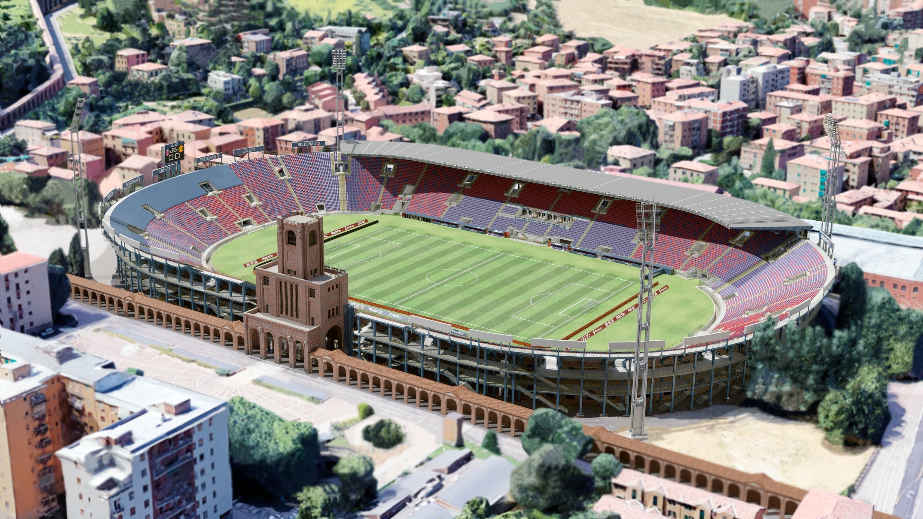 Stadio Renato Dall Ara PBR Game-Ready Low-poly 3D model_0