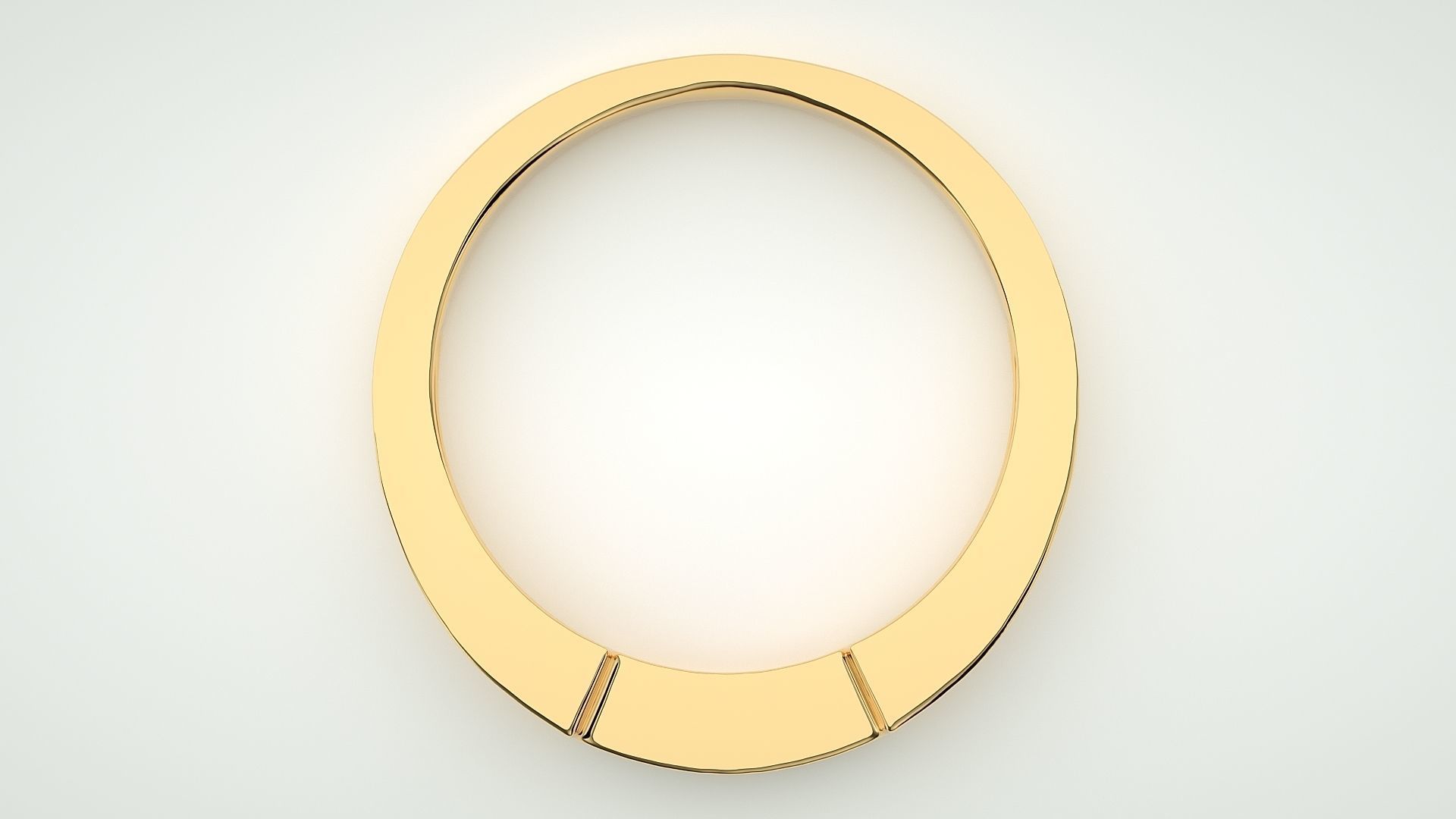 Eternity Band Diamond Ring 3dm stl render detail 3D print model_8