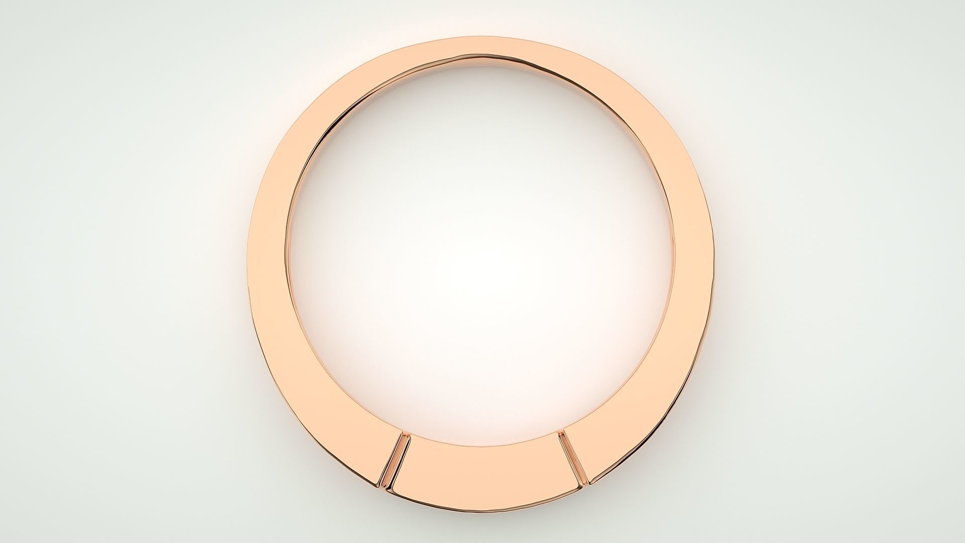 Eternity Band Diamond Ring 3dm stl render detail 3D print model_1